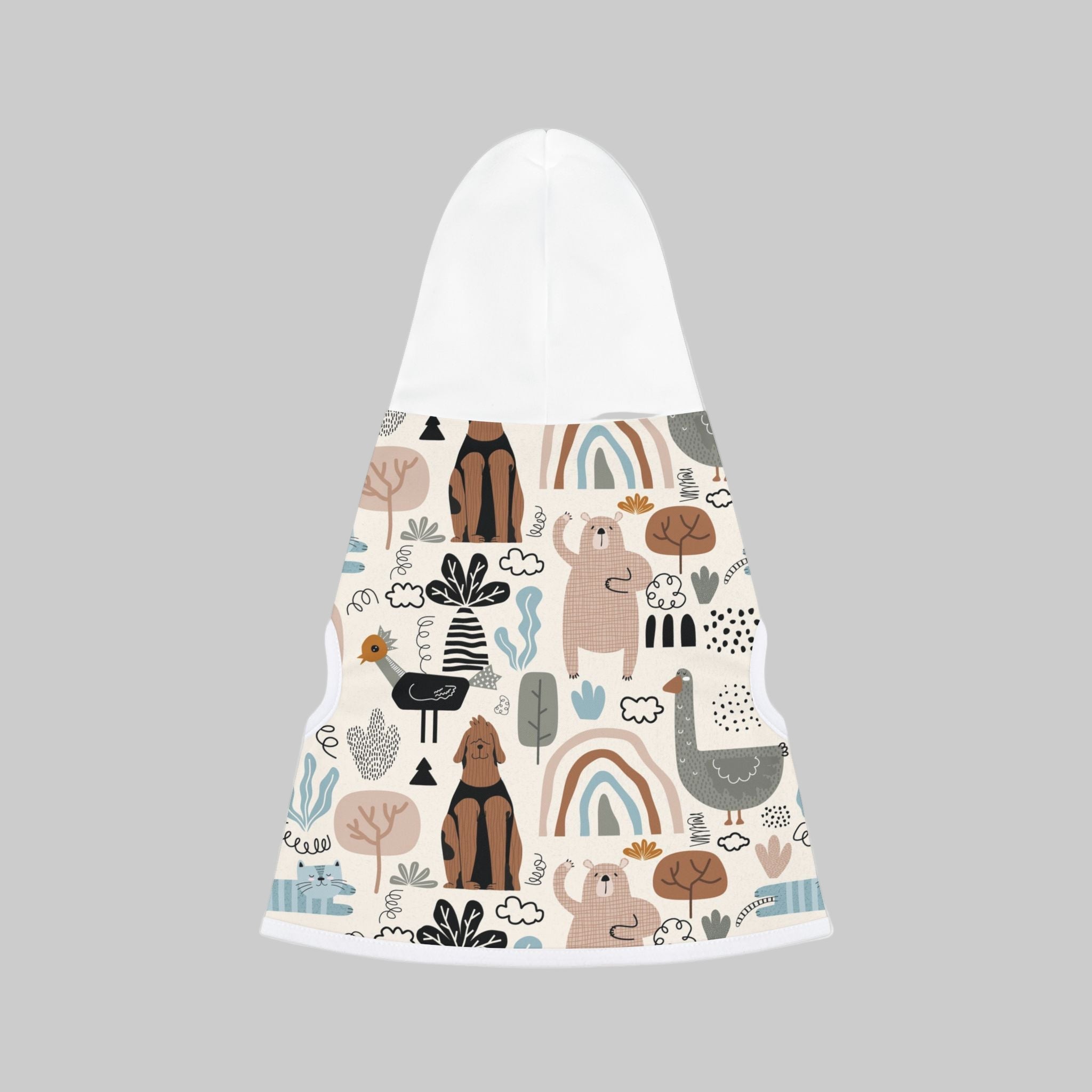 Cozy Animal Print Pet Hoodie