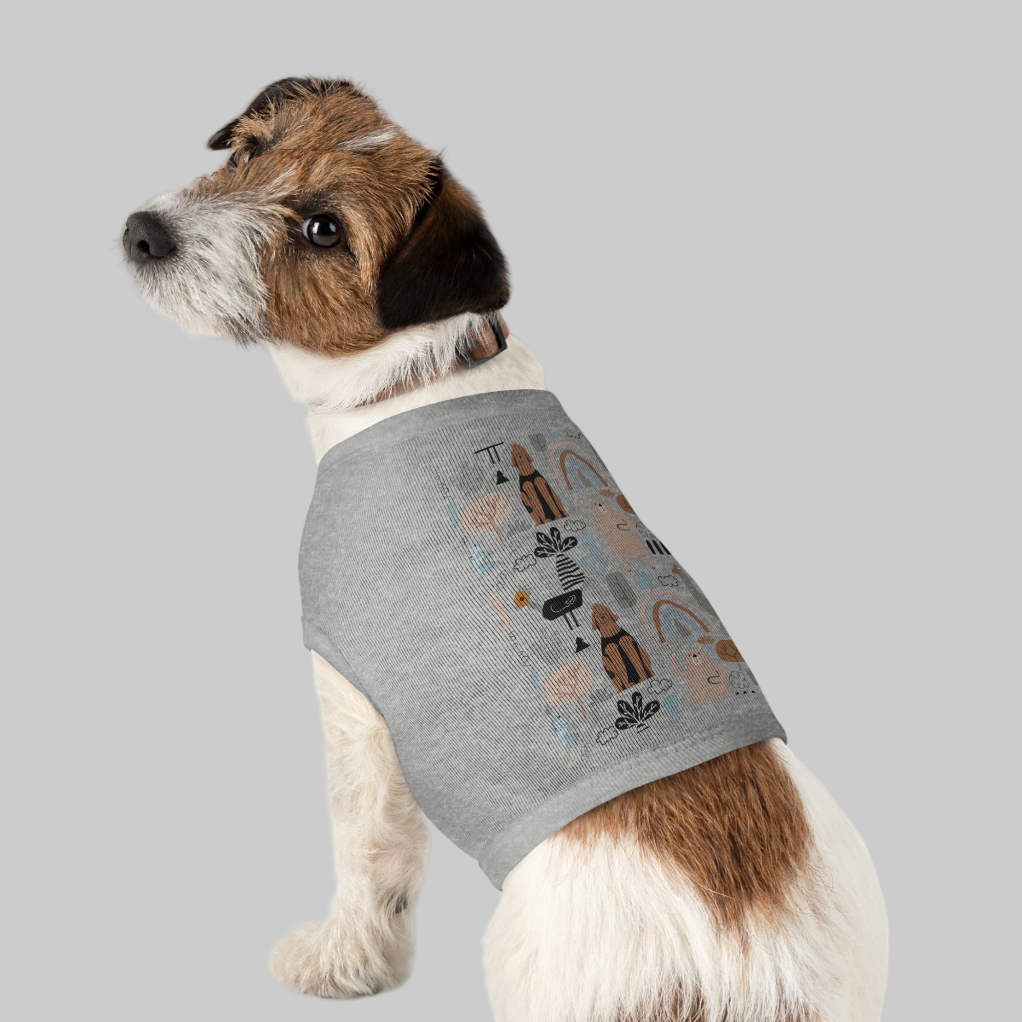 Lightweight Animal Print Pet Tank Top