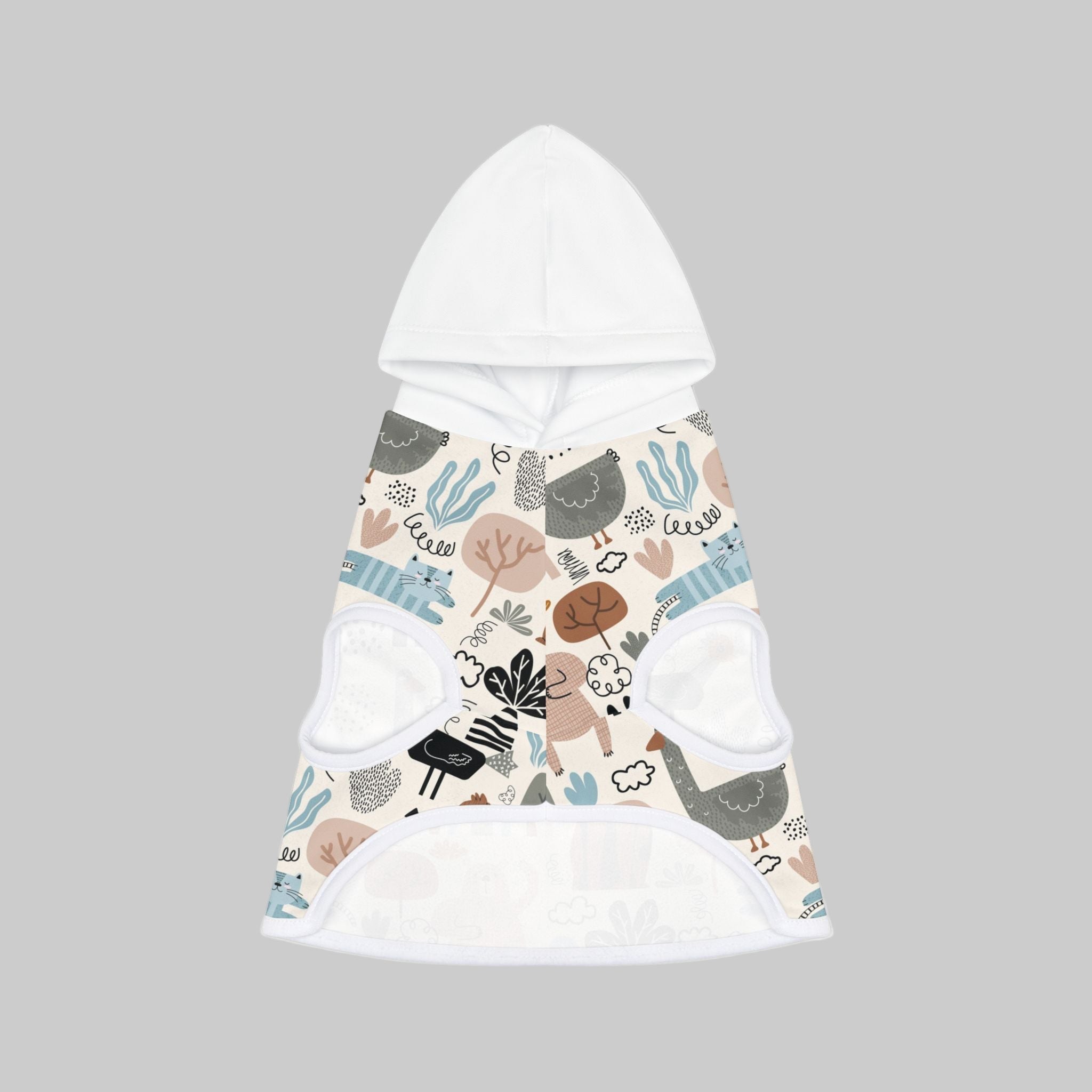 Cozy Animal Print Pet Hoodie