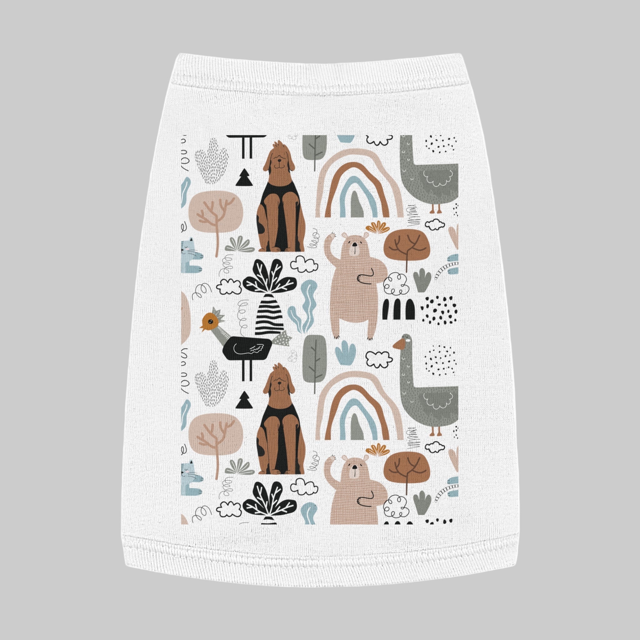 Lightweight Animal Print Pet Tank Top