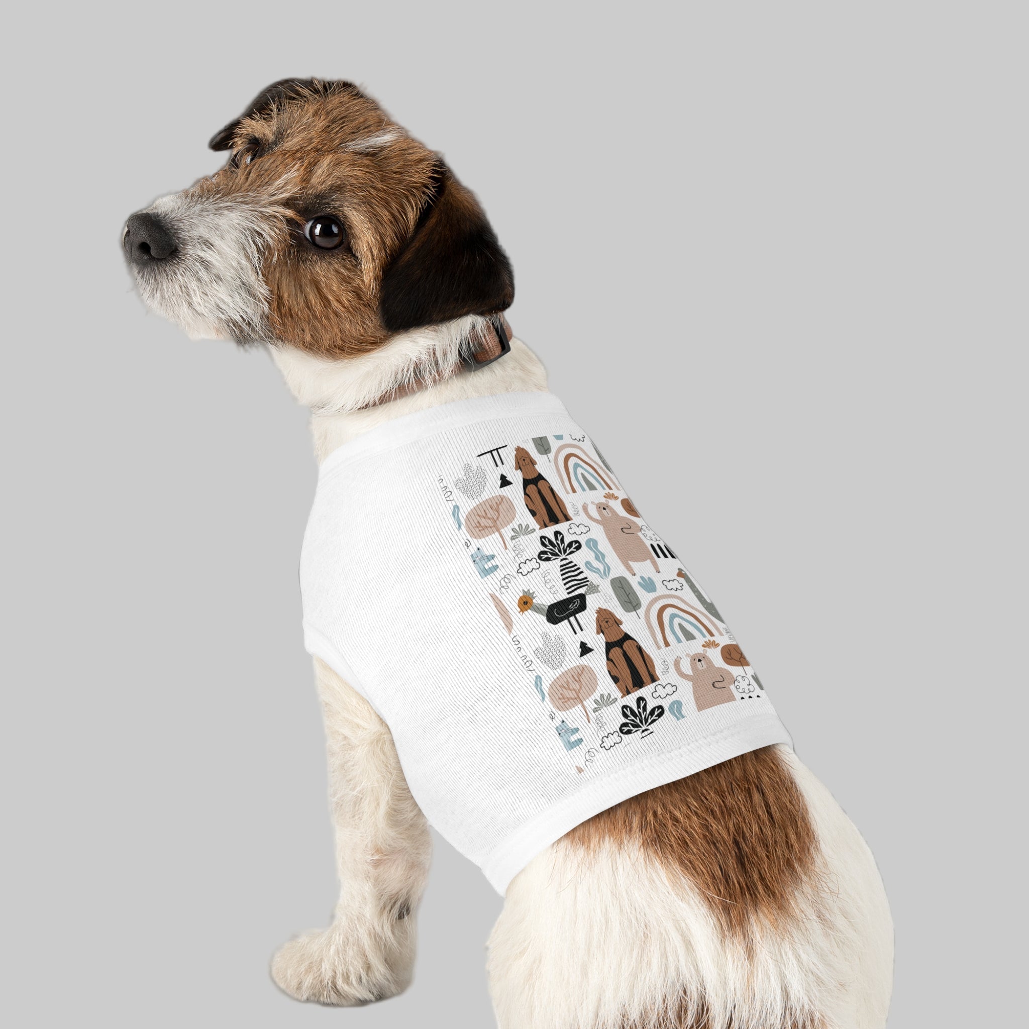 Lightweight Animal Print Pet Tank Top